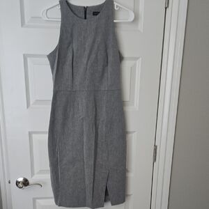 Banana Republic Classic Gray Midi Dress